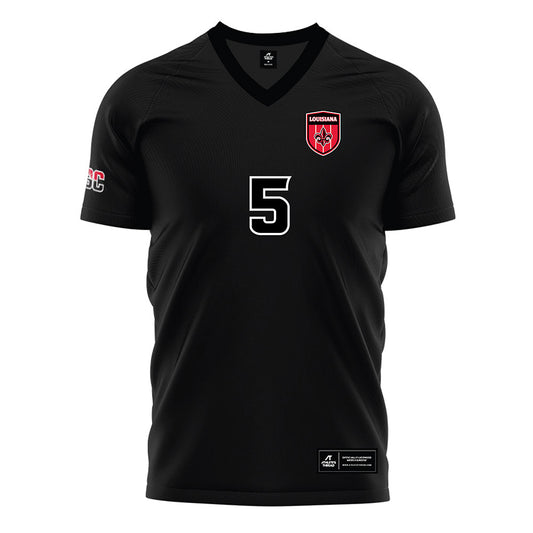 Louisiana - NCAA Women's Soccer : Salma Elhaimer - Black Soccer Jersey-0