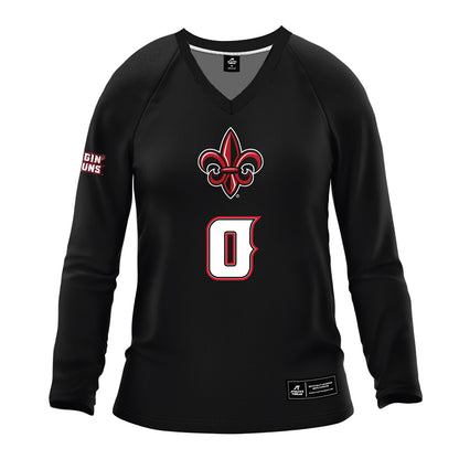 Louisiana - NCAA Women's Volleyball : Sophia Armstrong - Black Volleyball Jersey-0