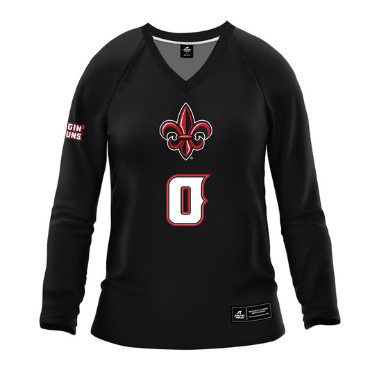 Louisiana - NCAA Women's Volleyball : Sophia Armstrong - Black Volleyball Jersey-0