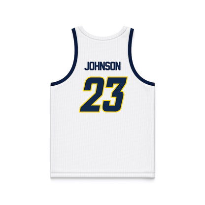 UCSD - NCAA Men's Basketball : Trap Johnson - Basketball Jersey-1