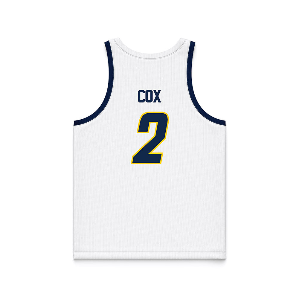 UCSD - NCAA Men's Basketball : Christopher Cox - Basketball Jersey-1