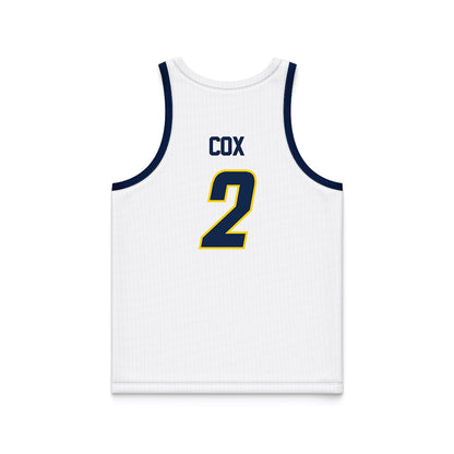 UCSD - NCAA Men's Basketball : Christopher Cox - Basketball Jersey-1