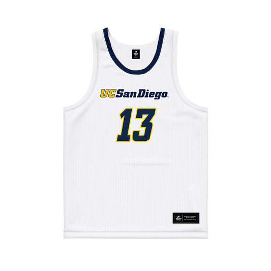 UCSD - NCAA Men's Basketball : Jaden Vance - Basketball Jersey-0