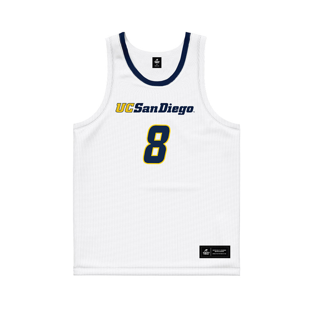 UCSD - NCAA Men's Basketball : Leo Beath - Basketball Jersey-0