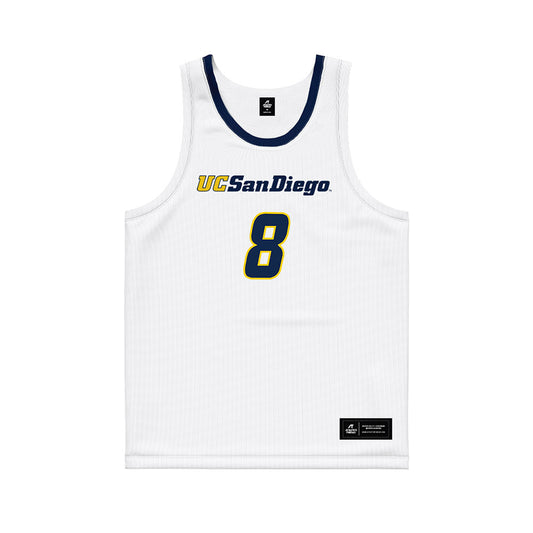 UCSD - NCAA Men's Basketball : Leo Beath - Basketball Jersey-0