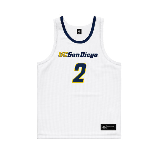 UCSD - NCAA Men's Basketball : Christopher Cox - Basketball Jersey-0