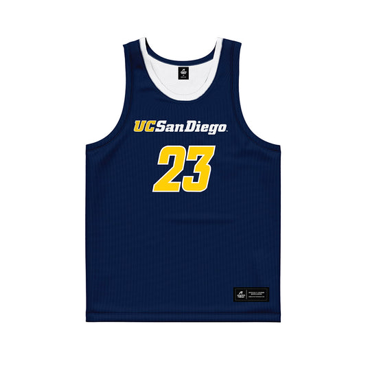 UCSD - NCAA Men's Basketball : Trap Johnson - Basketball Jersey-0