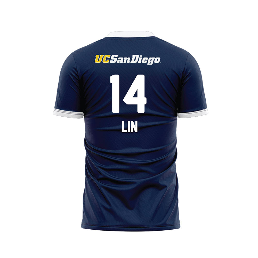 UCSD - NCAA Women's Soccer : Talisa Lin - Soccer Jersey-1