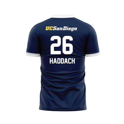 UCSD - NCAA Women's Soccer : Nadira Haddach - Soccer Jersey-1