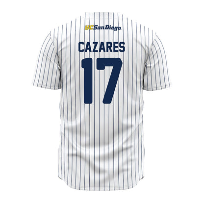 UCSD - NCAA Baseball : Julian Cazares - Jersey-1