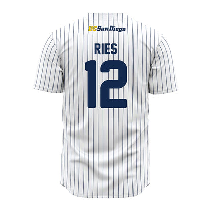 UCSD - NCAA Baseball : Nathan Ries - Jersey-1