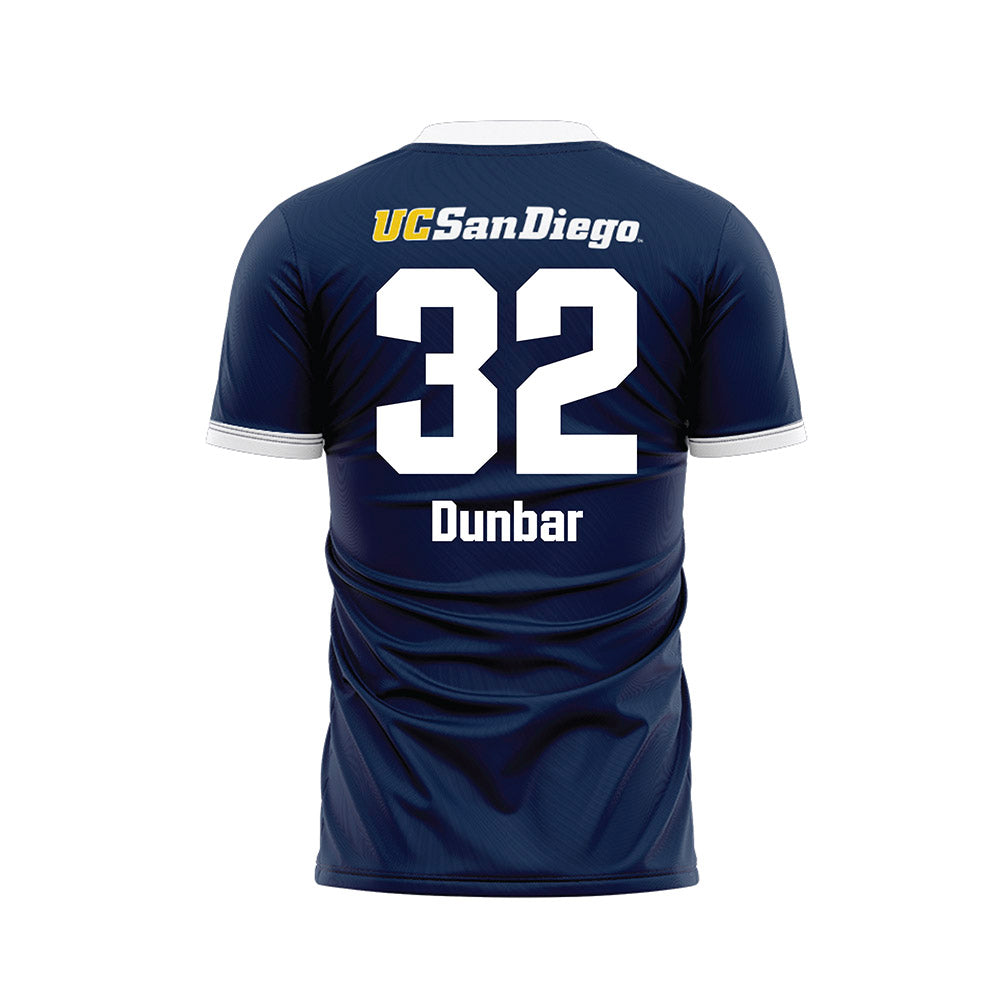 UCSD - NCAA Men's Soccer : Adam Dunbar - Soccer Jersey-1