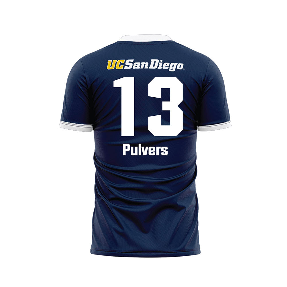 UCSD - NCAA Men's Soccer : Max Pulvers - Soccer Jersey-1