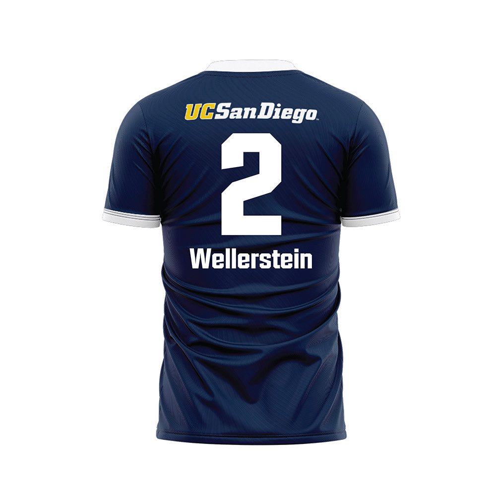 UCSD - NCAA Men's Soccer : Evan Wellerstein - Soccer Jersey-1
