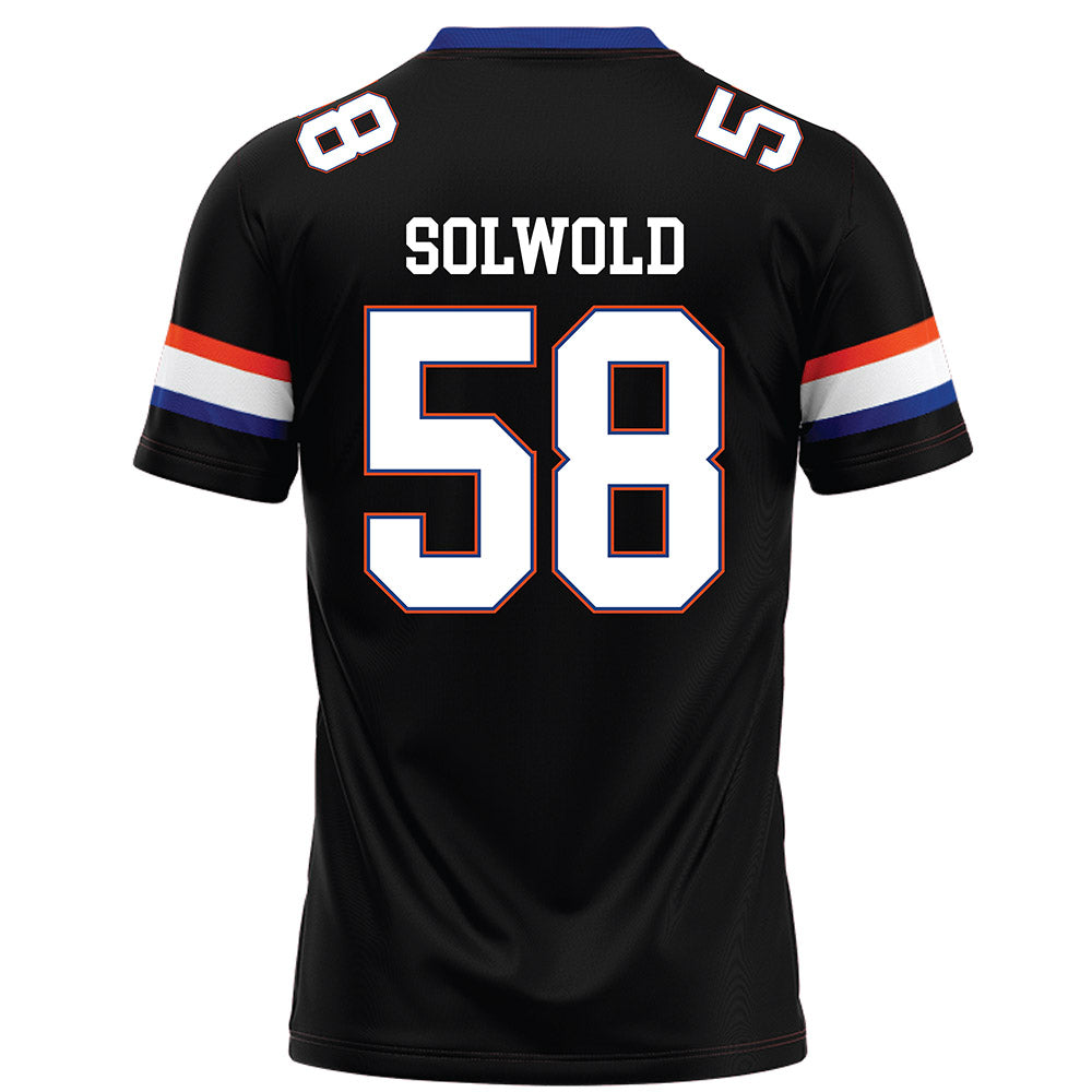 Florida - NCAA Football : Hunter Solwold - Black Football Jersey-1