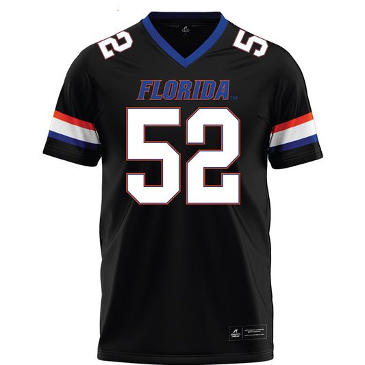 Florida - NCAA Football : Dylan Leighton - Black Football Jersey-0
