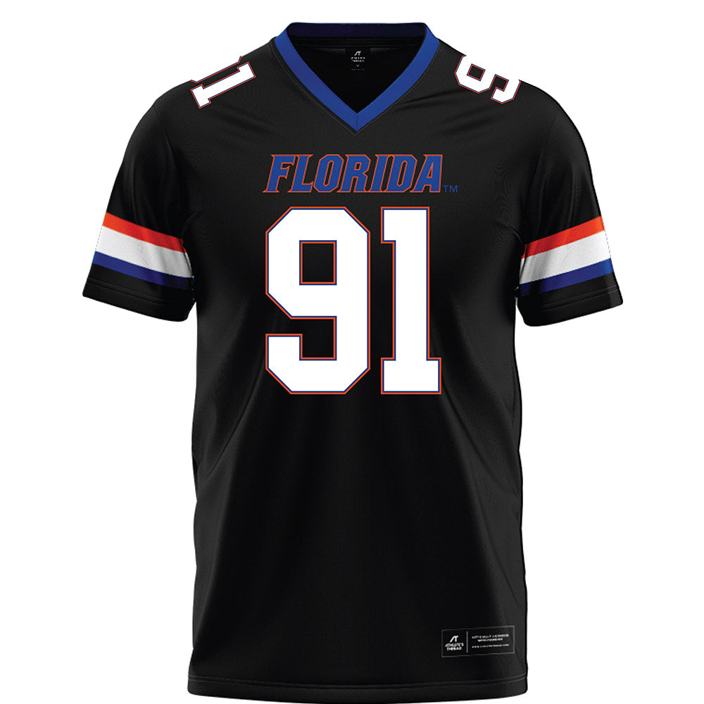 Florida - NCAA Football : Patrick Durkin - Black Football Jersey-0