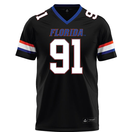 Florida - NCAA Football : Patrick Durkin - Black Football Jersey-0