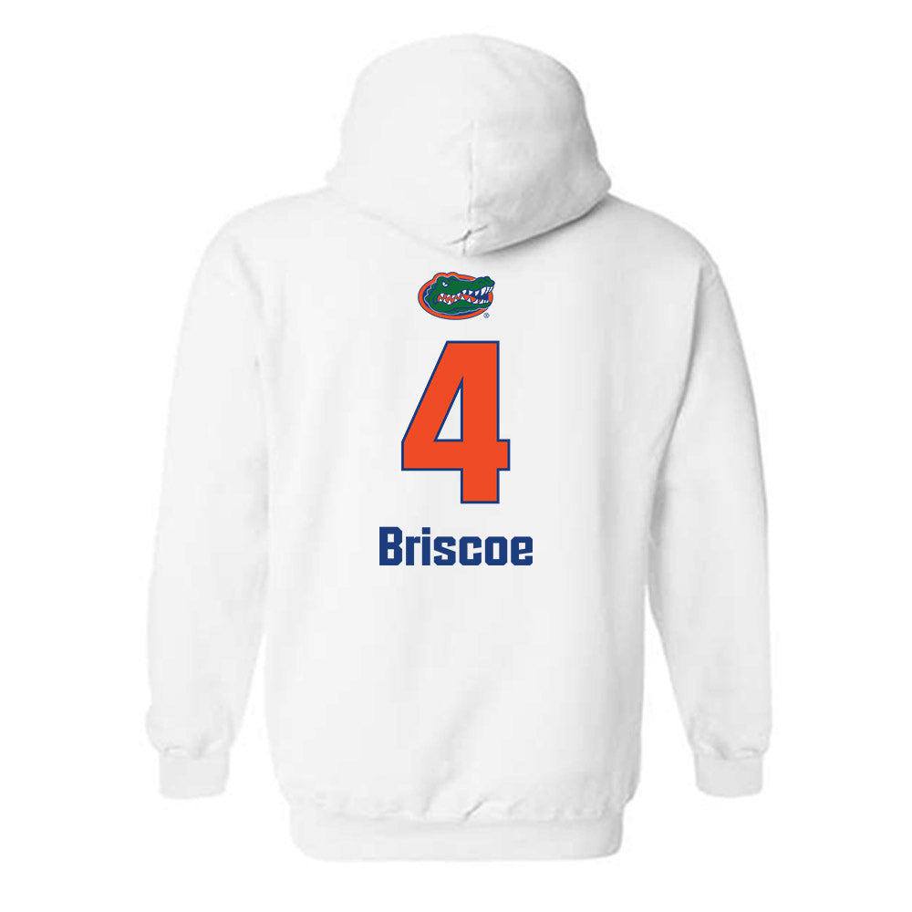 Florida - NCAA Women's Volleyball : Brooklyn Briscoe - Replica Shersey Hooded Sweatshirt-1