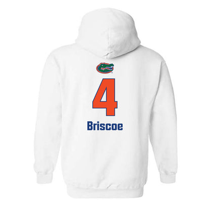 Florida - NCAA Women's Volleyball : Brooklyn Briscoe - Replica Shersey Hooded Sweatshirt-1