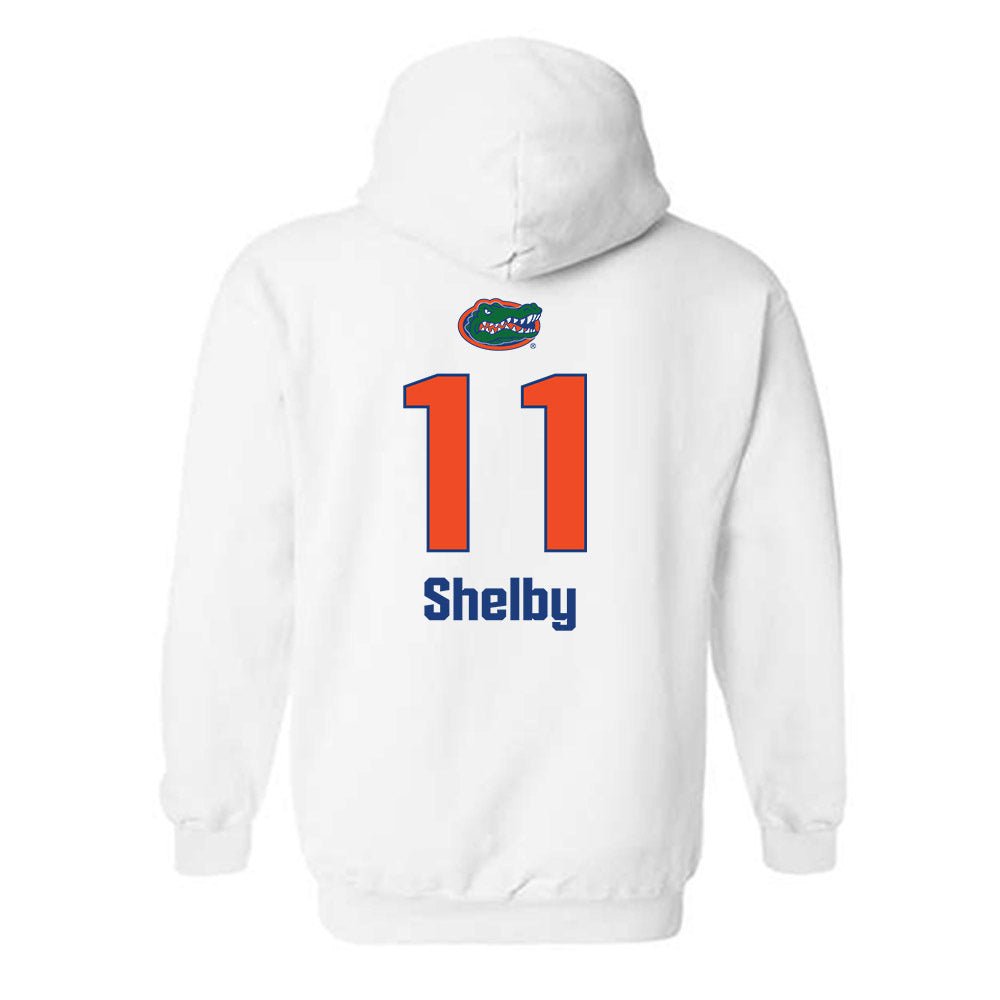 Florida - NCAA Women's Volleyball : Nadiya Shelby - Replica Shersey Hooded Sweatshirt-1