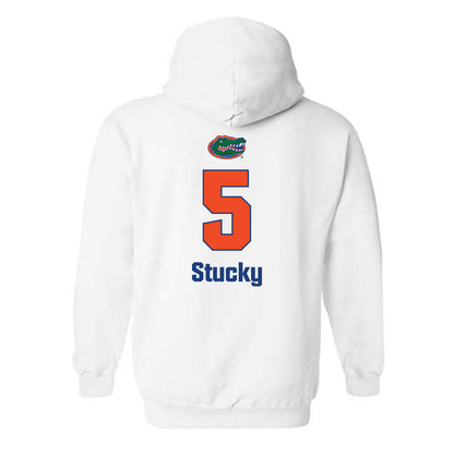 Florida - NCAA Women's Volleyball : Alexis Stucky - Replica Shersey Hooded Sweatshirt-1