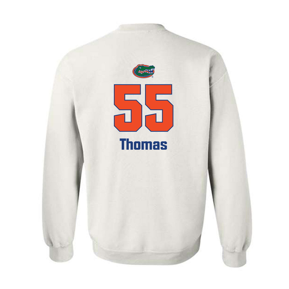 Florida - NCAA Women's Volleyball : Amaya Thomas - Replica Shersey Crewneck Sweatshirt-1