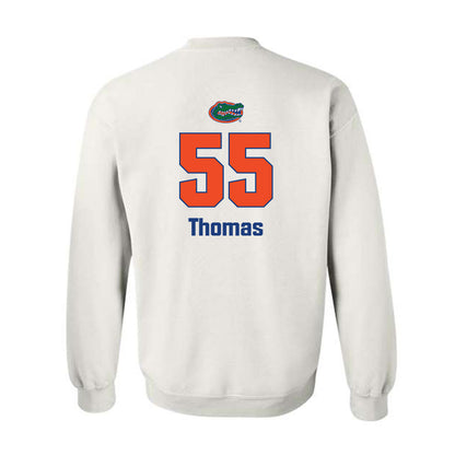 Florida - NCAA Women's Volleyball : Amaya Thomas - Replica Shersey Crewneck Sweatshirt-1