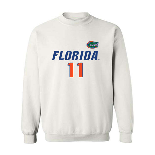 Florida - NCAA Women's Volleyball : Nadiya Shelby - Replica Shersey Crewneck Sweatshirt-0