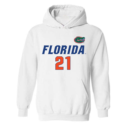 Florida - NCAA Women's Volleyball : Isabella Lee - Replica Shersey Hooded Sweatshirt-0