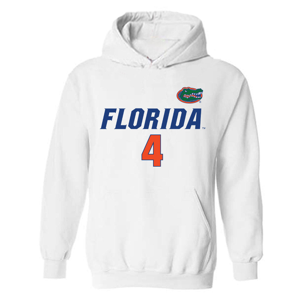 Florida - NCAA Women's Volleyball : Brooklyn Briscoe - Replica Shersey Hooded Sweatshirt-0
