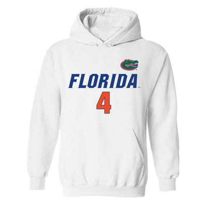 Florida - NCAA Women's Volleyball : Brooklyn Briscoe - Replica Shersey Hooded Sweatshirt-0