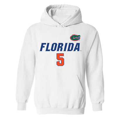 Florida - NCAA Women's Volleyball : Alexis Stucky - Replica Shersey Hooded Sweatshirt-0
