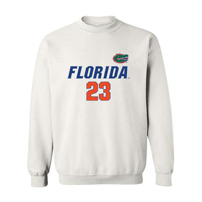 Florida - NCAA Women's Volleyball : Bri Denney - Replica Shersey Crewneck Sweatshirt-0