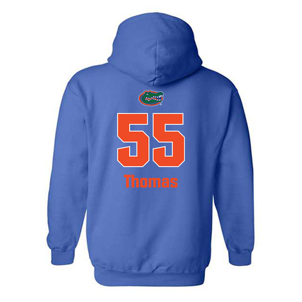 Florida - NCAA Women's Volleyball : Amaya Thomas - Replica Shersey Hooded Sweatshirt-1