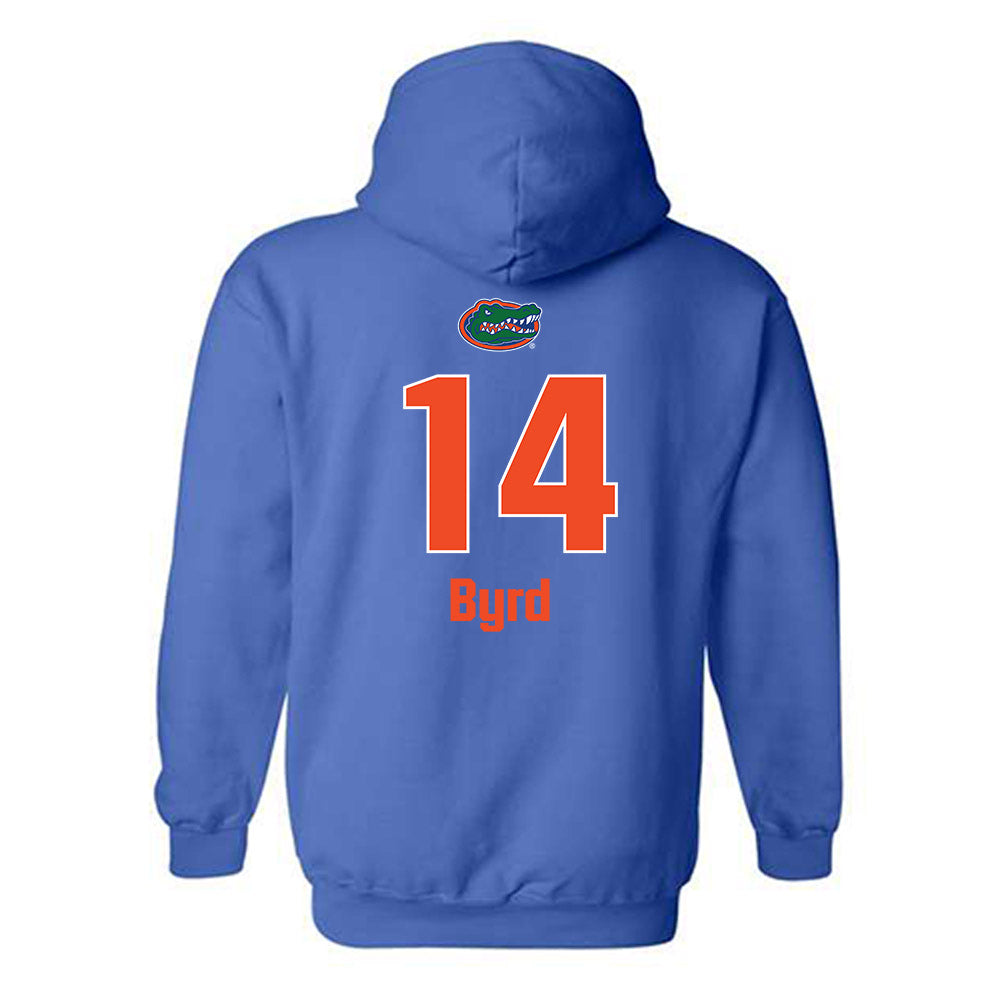 Florida - NCAA Women's Volleyball : Jordyn Byrd - Replica Shersey Hooded Sweatshirt-1
