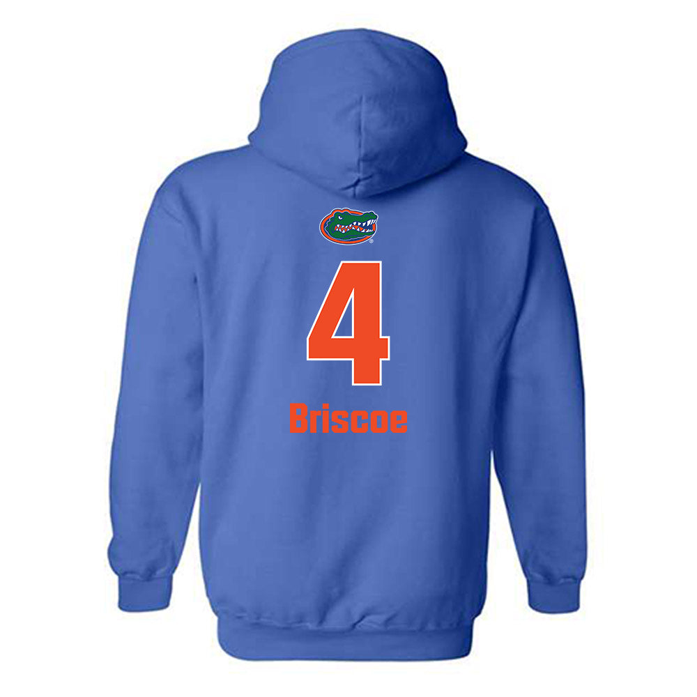 Florida - NCAA Women's Volleyball : Brooklyn Briscoe - Replica Shersey Hooded Sweatshirt-1