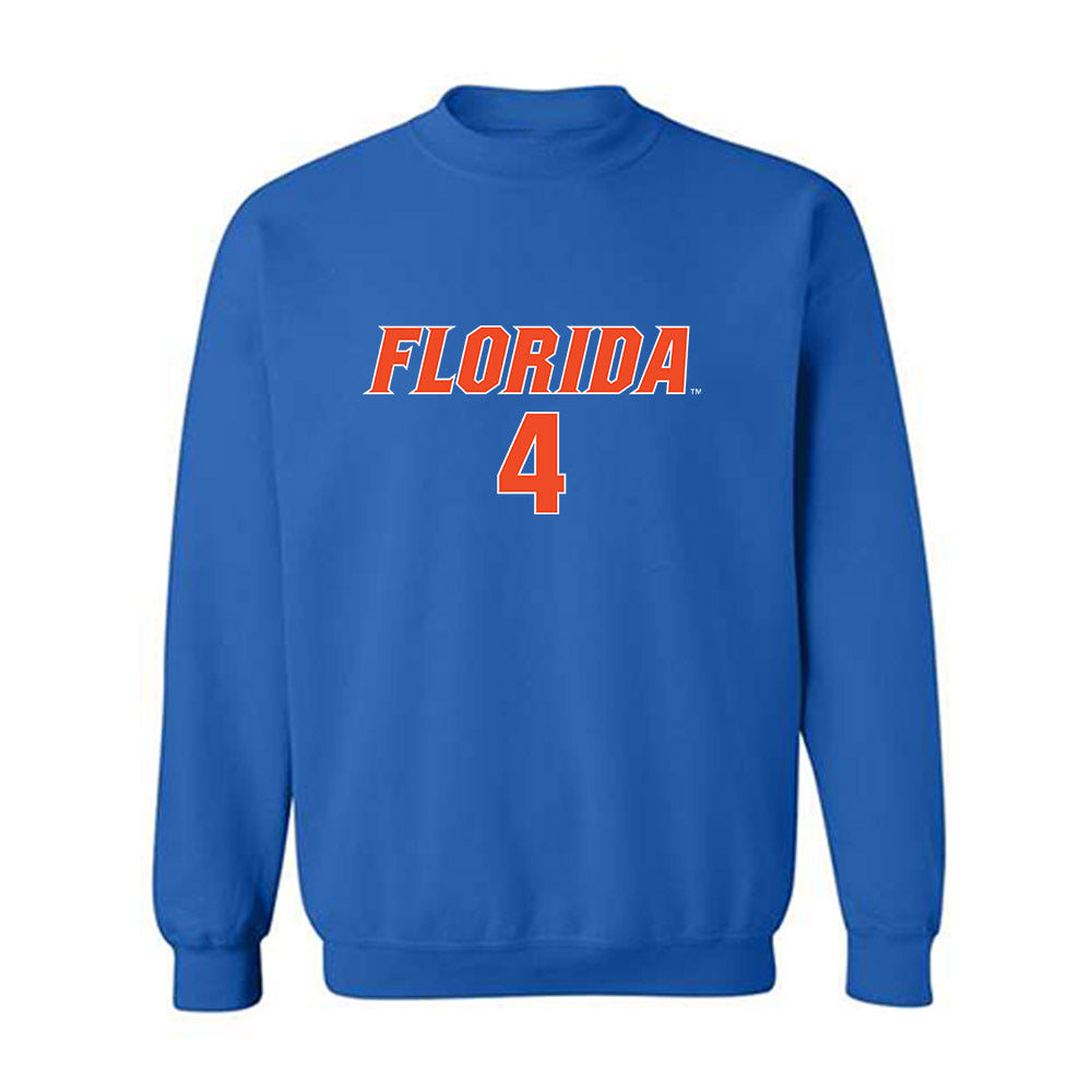 Florida - NCAA Women's Volleyball : Brooklyn Briscoe - Replica Shersey Crewneck Sweatshirt-0
