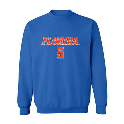 Florida - NCAA Women's Volleyball : Alexis Stucky - Replica Shersey Crewneck Sweatshirt-0