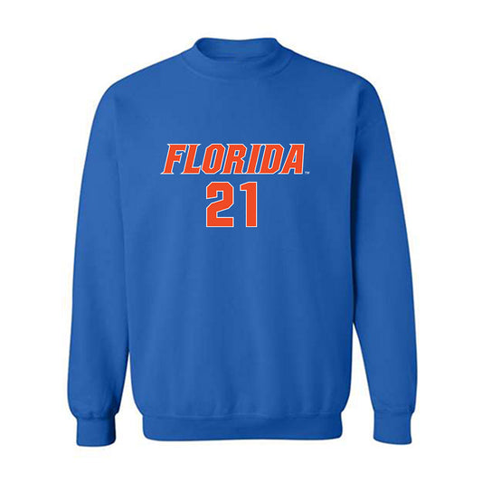 Florida - NCAA Women's Volleyball : Isabella Lee - Replica Shersey Crewneck Sweatshirt-0