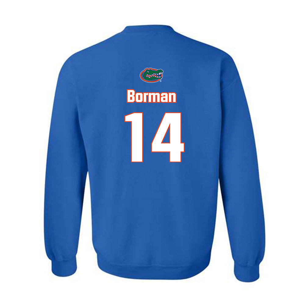 Florida - NCAA Women's Soccer : Tatum Borman - Replica Shersey Crewneck Sweatshirt-1