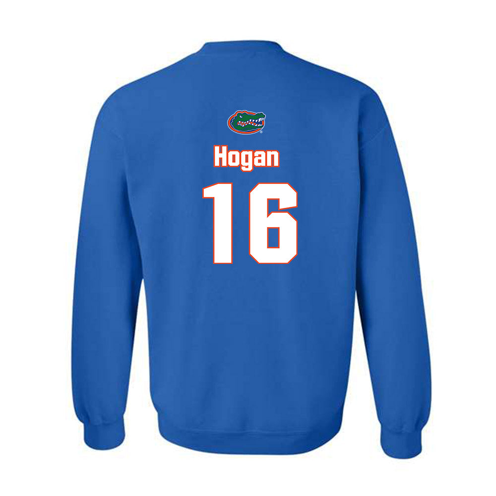 Florida - NCAA Women's Soccer : Courtney Hogan - Replica Shersey Crewneck Sweatshirt-1