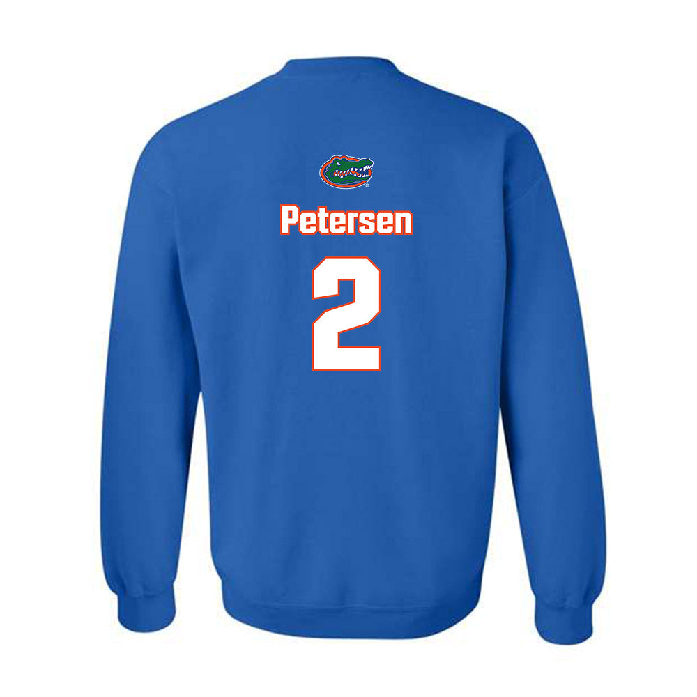 Florida - NCAA Women's Soccer : Ella Petersen - Replica Shersey Crewneck Sweatshirt-1