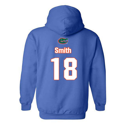 Florida - NCAA Women's Soccer : Kelsey Smith - Replica Shersey Hooded Sweatshirt-1