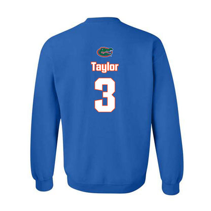 Florida - NCAA Women's Soccer : Kyra Taylor - Replica Shersey Crewneck Sweatshirt-1