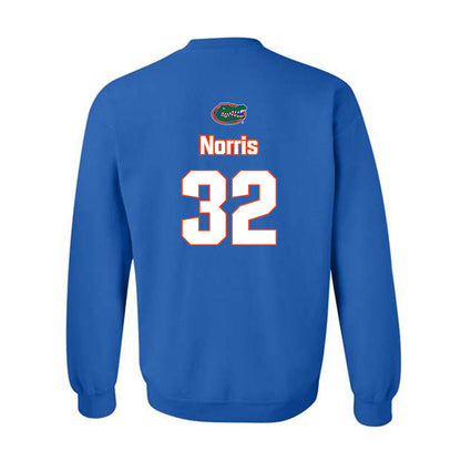 Florida - NCAA Women's Soccer : Nylah Norris - Replica Shersey Crewneck Sweatshirt-1