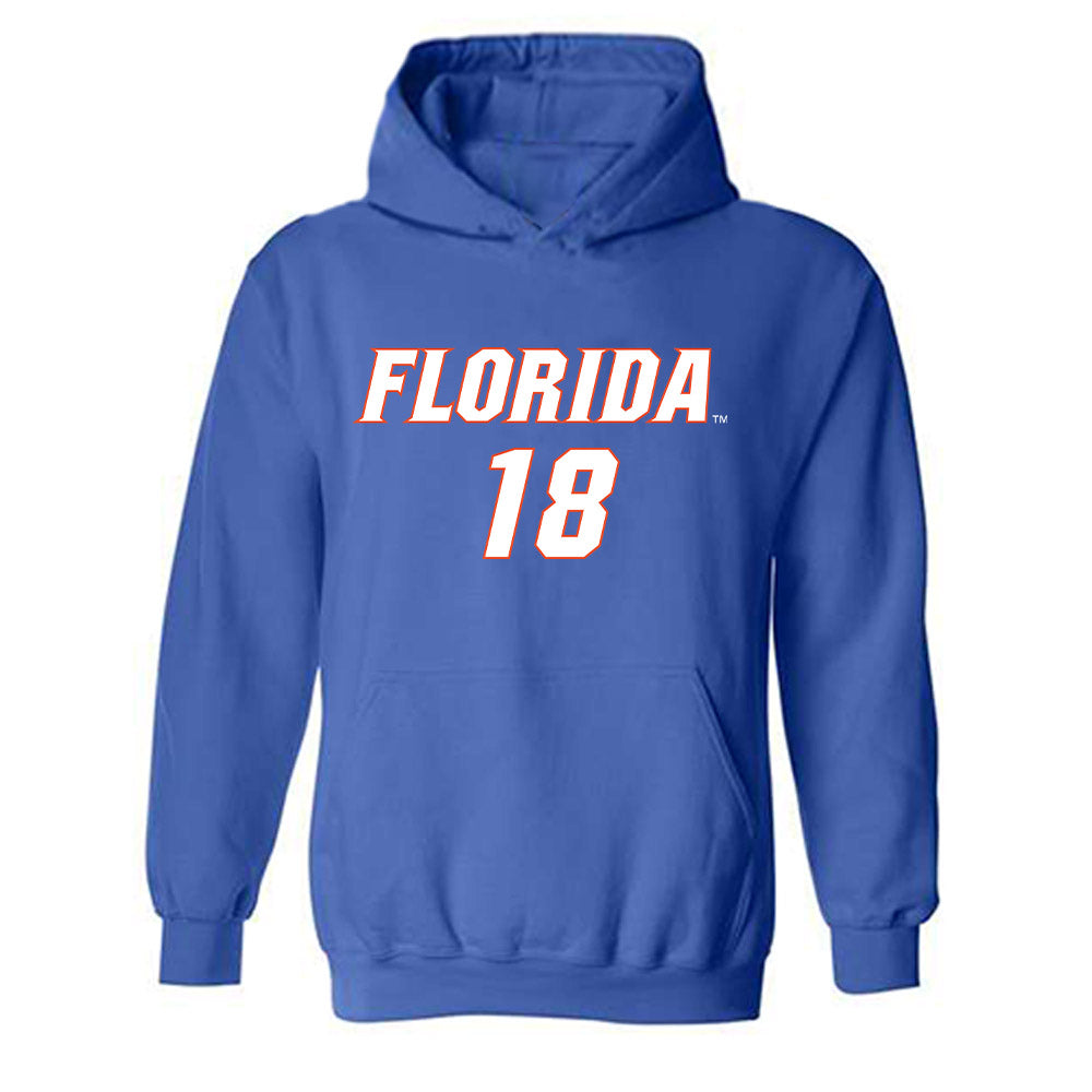 Florida - NCAA Women's Soccer : Kelsey Smith - Replica Shersey Hooded Sweatshirt-0