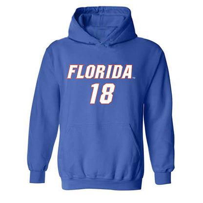Florida - NCAA Women's Soccer : Kelsey Smith - Replica Shersey Hooded Sweatshirt-0