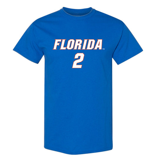 Florida - NCAA Women's Soccer : Ella Petersen - Replica Shersey T-Shirt-0