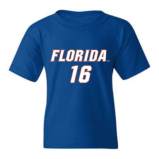 Florida - NCAA Women's Soccer : Courtney Hogan - Replica Shersey Youth T-Shirt-0